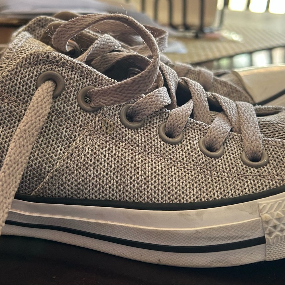 Converse Gray Canvas Sneakers